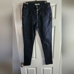 Topshop Dark Blue Skinny Jeans